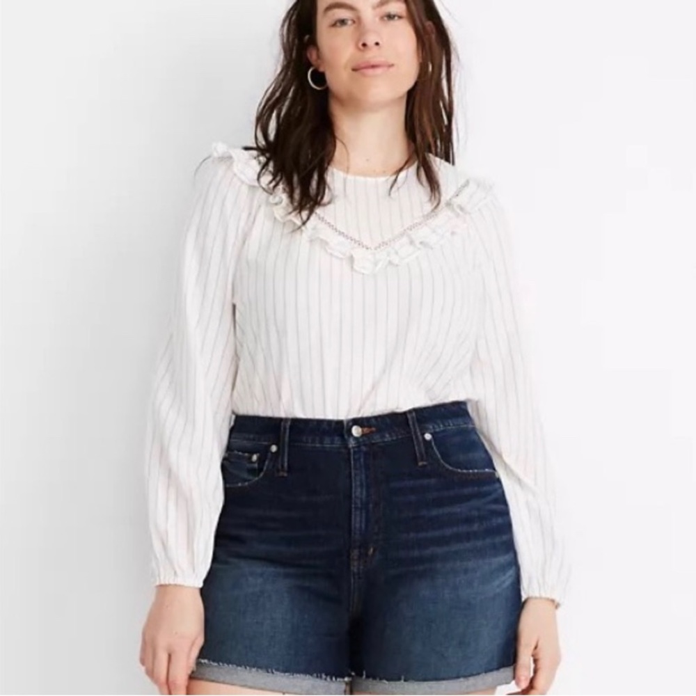 Madewell Curvy High-Rise Denim Shorts in Canterdale Wash